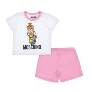 Moschino baby girl set cotton 3-6 months